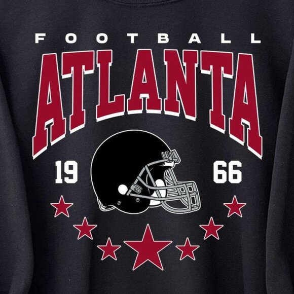 Atlanta Football Style Crewneck Sweatshirt For Fan 05 - Picture 2 of 5